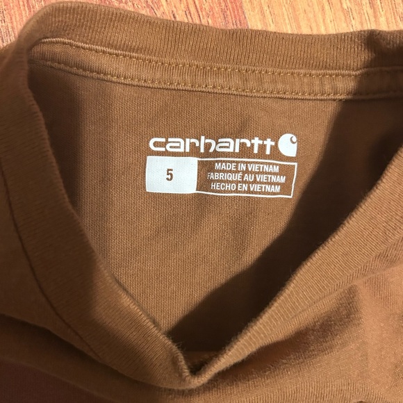 Boys carhartt fleece hoodie/ long shirt - Picture 5 of 5